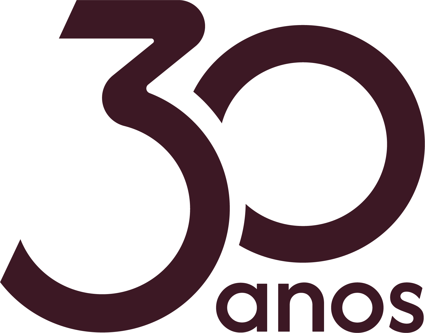 Logo bordô · fundo branco