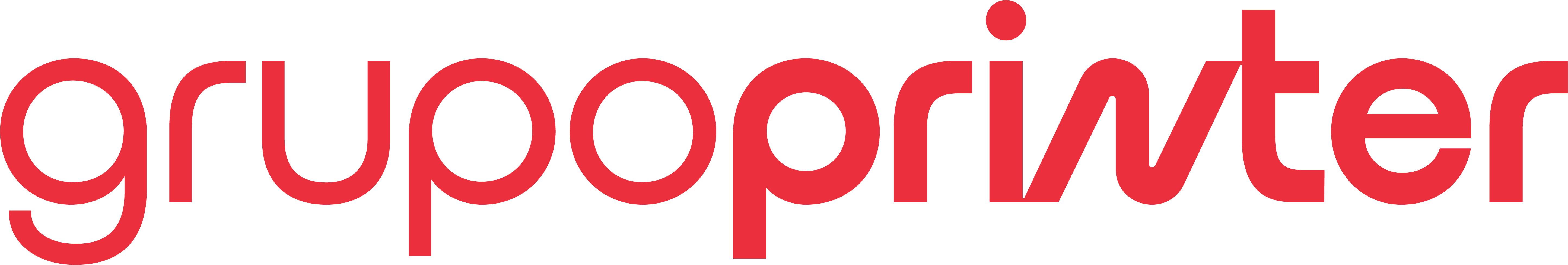 Logo vermelho · fundo branco